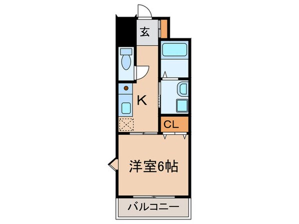 ジャスティス駅東の物件間取画像